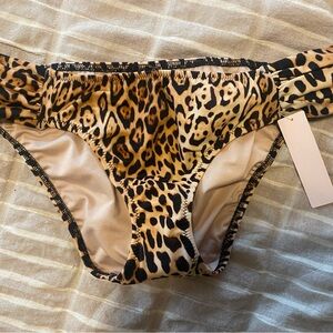 Leopard Print Bikini Bottoms
